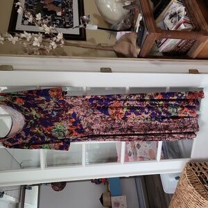 Soft Surroundings Multicolored Maxi Dress Size 1XL